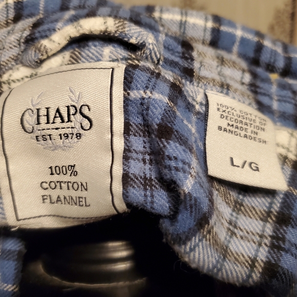 Chaps Flannel Button Down - Picture 3 of 3